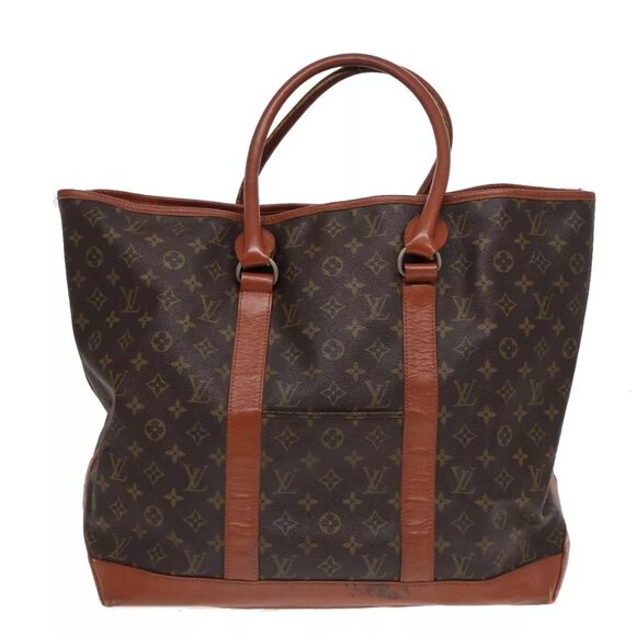 LOUIS VUITTON Monogram Sac Weekend GM Tote Bag M42420 LV Auth - Picture 12 of 15